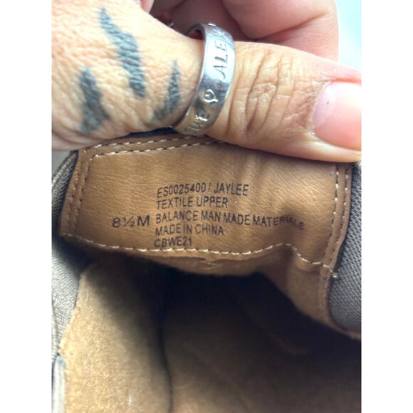 Euro Sofft Jaylee Boot Size 8.5M Brown Vegan Suede Wedge Bootie Shoes Womens - Picture 4 of 10